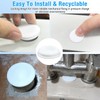 BOPOREAE 4 Pcs 45 mm Silicone Rubber Plugs Snap in