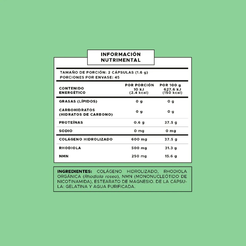 Pure Form: Cuídate 90 Cápsulas Sin Sabor