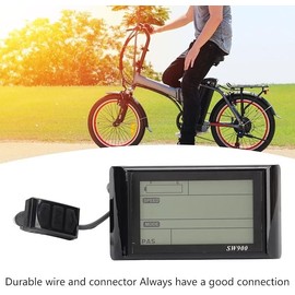 E-Bike LCD Display SW900 Model Electric Bike Screen for Ebike Conversion Kits 36v 48v 52v 60v 72v