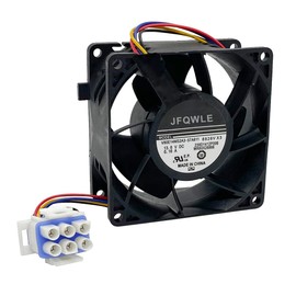 JFQWLE WR60X26866 Evaporator Fan Motor for GE Refrigerator Replacement Part, Replace WR02X13733, V80E14MS2A3-57A611, WR60X10341, WR60X10356, WR60X10357, WR60X24303, WR60X26033