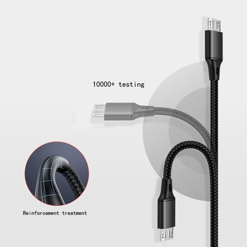 Jyterlks Micro USB Charger Charging Power Cable Cord Compatible for