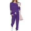 RUBZOOF Two Piece Outfits for Women Sweatsuits Sets Drawstring Sweatpants