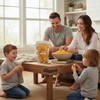 Signature Popcorn, Cheddar Cheese Popcorn Snack, 3-Pack Large Resealable Bags,