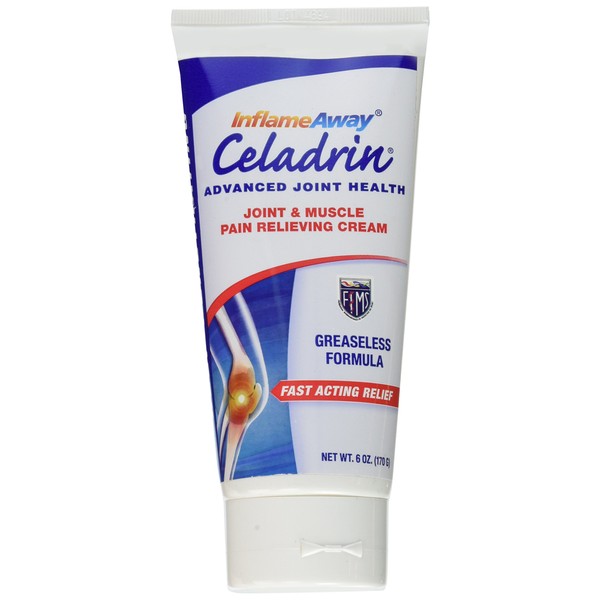 InflameAway Celadrin Cream - Advanced Joint & Muscle Pain Relieving Cream - 6 oz