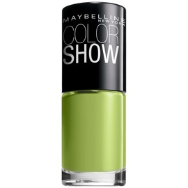 Maybelline New York Color Show Nail Lacquer, Go Go Green, 0.23 Fluid Ounce