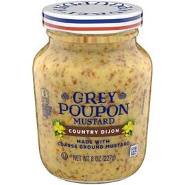 Grey Poupon Country Dijon Mustard (8oz Jar) - PACK OF 4