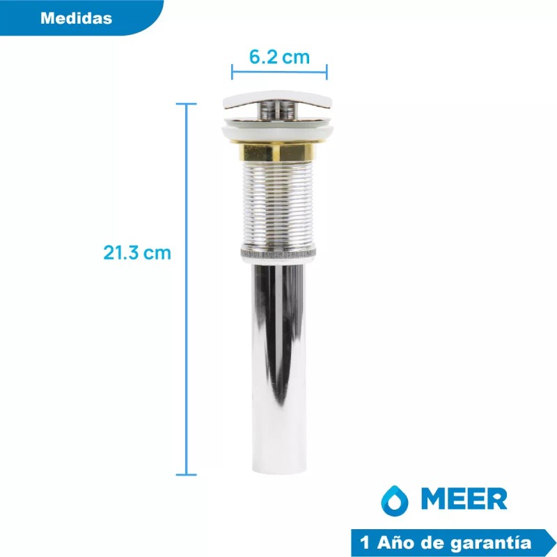 CNX Contra Canasta Pop-up Para Lavamanos De Acero Inoxidable Cnx