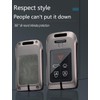 ontto Metal Leather Car Key Fob Cover Fit for Volvo