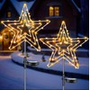 Joysing Solar Christmas Lighting Outdoor Star 2 Pieces 75 LED