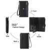 NEWIROVE Large Wallets For Women Rfid Blocking Wallet Pu Leather