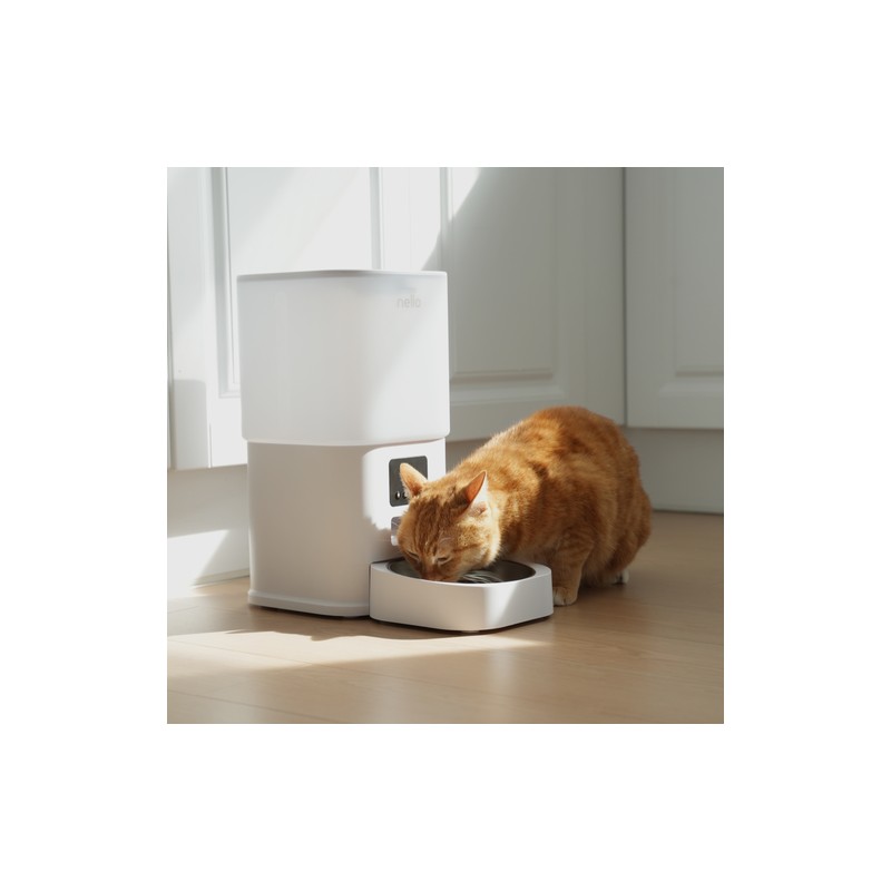 Cuckoo Electronics 쿠쿠 넬로 스마트 홈 카메라 자동급식기 NFD-B0610W Cuckoo