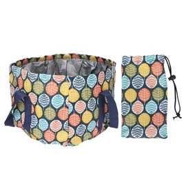 Lavabo para Pies Plegable, Portátil, Plegable, para Remojo de Pies, Mango, Cuerda, Baño de Pies, Cubo de Agua, Plegable, para Pies, Spa, Bañera, 21 L, para Viajes, Camping