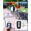 Cruxer Bike Alarm Remote Motion Sensor System, Motorcycle Alarm with