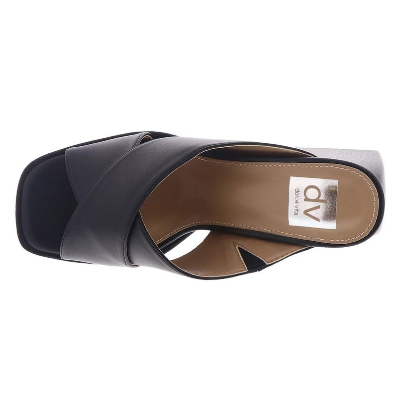 DV Dolce Vita Womens Boscoe Heeled Sandal, Black, 10 US