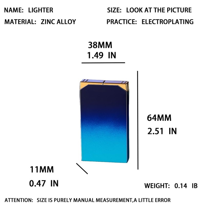 Butane Torch Lighter, Fun Dual Flame Lighter, Cool Jet Torch