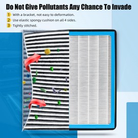 PARFYTER 1*HEPA Cabin Air Filter replacement CF12775 Compatible with Subaru Forester,WRX 2019 2020 2021 2023 2024