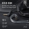 2 Meter Long, kz zs10 pro IEM Cable, CCZ C01
