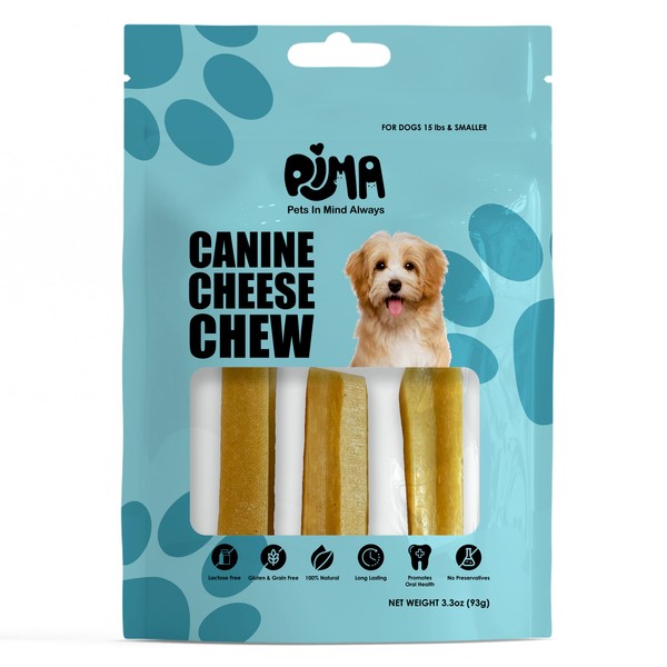 PIMA - Canine Cheese Chews, Natural Yak Chews for Dogs