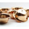 Kitchen Traditional Indian Copper Antique Serving Bowl Set of 7