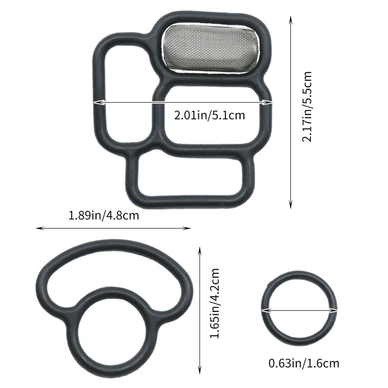 Vkinman 15825PCX015 Engine VTEC Solenoid Gasket Kit, Replacement for Honda