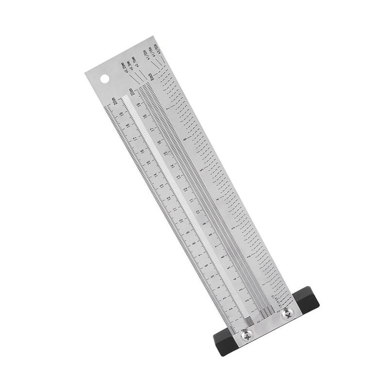 Ultra Precision Marking Ruler Stainless Steel Woodworking Scribing Ruler Gauging