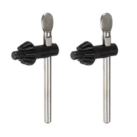 uxcell Drill Chuck Key Wrench 8mm Diameter 11 Teeth Carbon Steel Drill Clamping Tool Replacement Drill Press Chuck Key Wrench for 3-16mm Drill Chuck Silver 2pcs