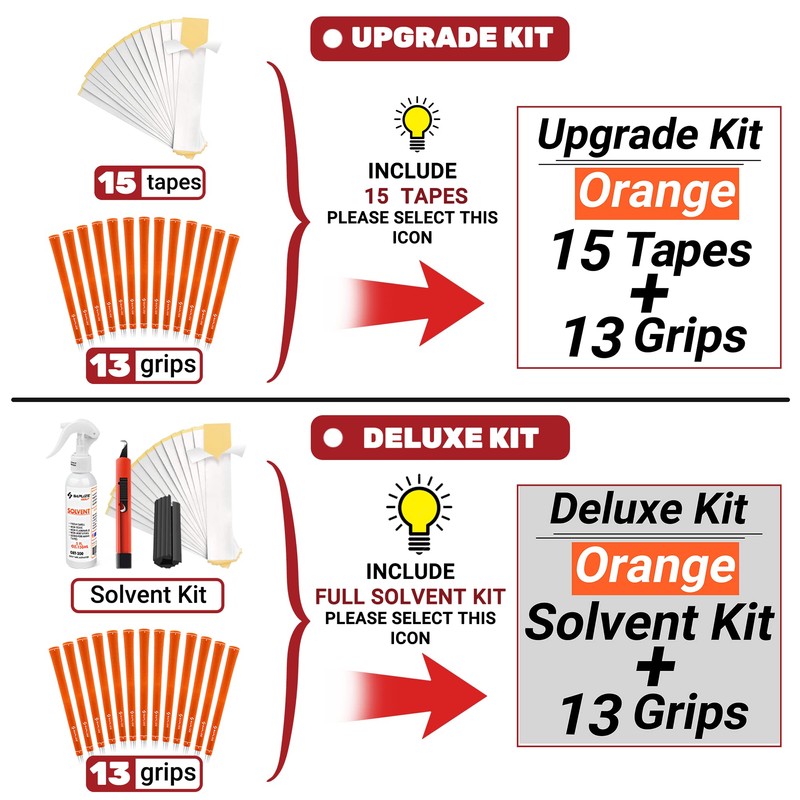SAPLIZE Golf Grips 13 Pack Standard Size Including Free 15