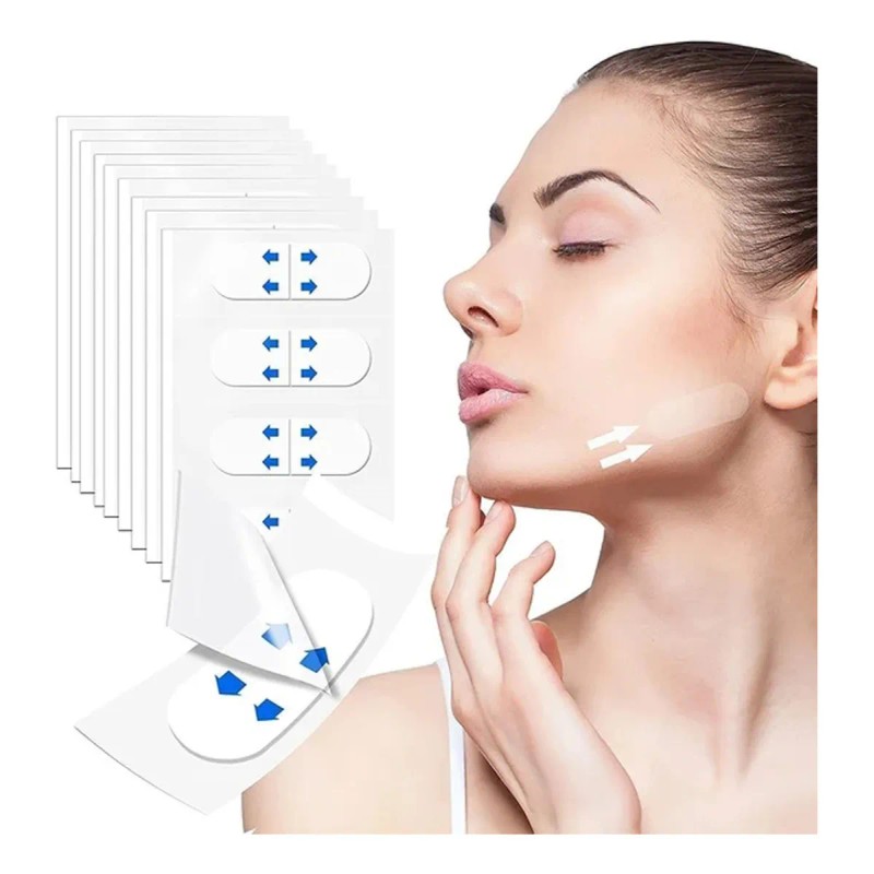 Cinta Lifting Para Cara Y Cuello, Efecto Reafirmante 120pcs