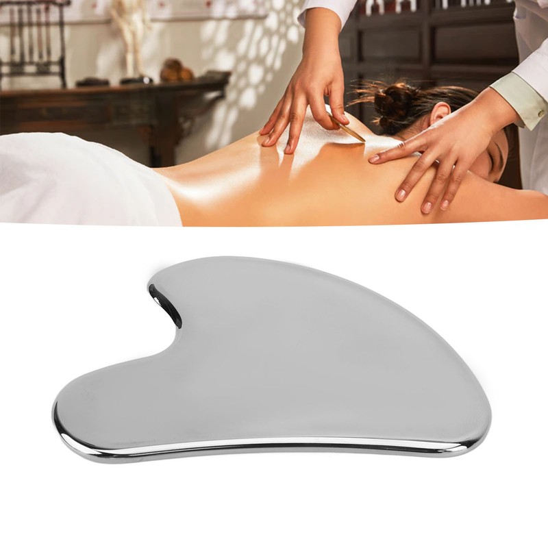 Stainless Steel Gua Sha Ergonomic Stainless Steel Mirror Polish Quick