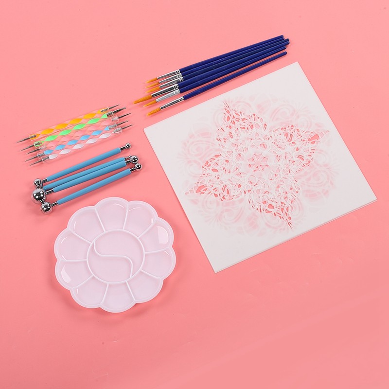 20Pcs Mandala Dotting Stippling Tools for Rock Painting Kit Pen