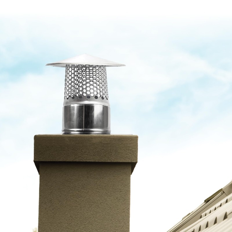 Vent Systems 8" Inch Stainless Steel Chimney Top Plate –