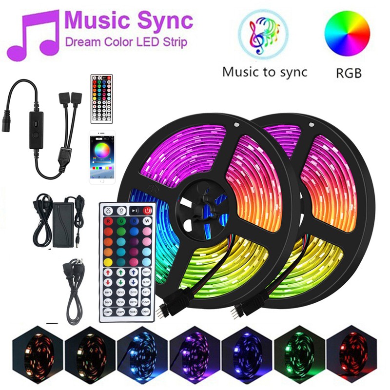 RGB LED Strip Lights 20M 600LEDs 5050RGB Light Strip LED