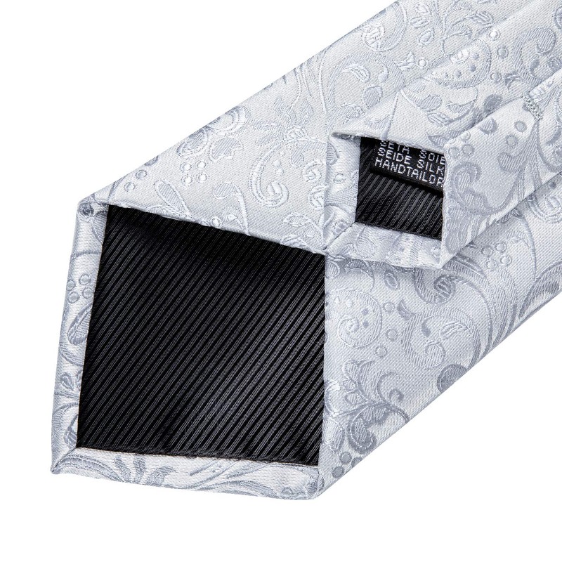 DiBanGu Mens Paisley Tie Formal Silk Tie & Pocket Square