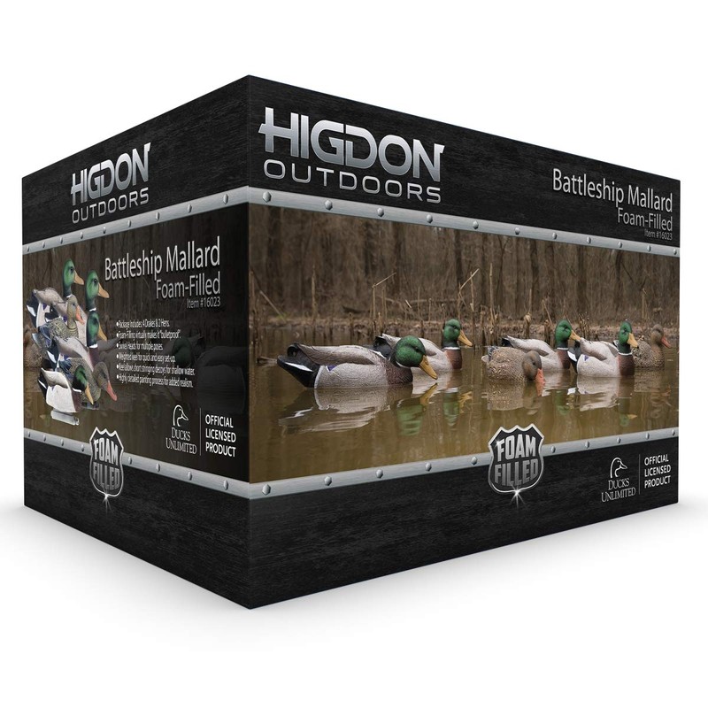Higdon Outdoors Battleship Mallard, Foam Filled