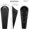 Topes de Puerta, 4 Piezas color Negro. Tope para Puerta,