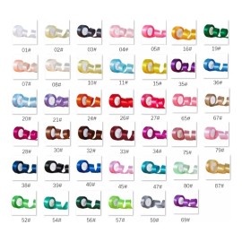 5 Rollos Satinado Decoracion Color Listones 4cm 112.5 Metros