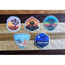A Set of  Five (5) Joshua Tree National Park Sticker Decal 2.5"