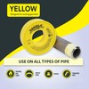 Gasoila Yellow PTFE Thread Seal Tape – Professional-Grade, 1/2 Inch