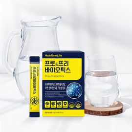 Pro Prebiotics Lactobacillus Biostick Intestinal Health Probiotic Powder Stick 3 Months Supply / 프로 프리 바이오틱스 유산균 바이오스틱 장건강 프로바이오틱스 가루 스틱 3개월분