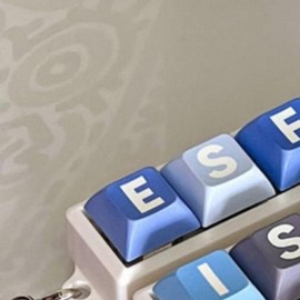 Keyring Keycap Square Decoration Personality Type Character Design Portable Accessories Bag Hook Point INFJ / 키링 키캡 네모 장식 성격 유형 문자 디자인 휴대용 소품 가방 고리 포인트 INFJ
