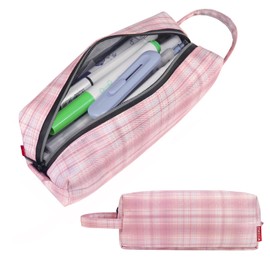 Fmeida Pencil Case Large Capacity Pen Pouch for Kids Adults Portable Stationery Organizer Makeup Bag with Zipper Etui a Crayon for Middle High School Supplies Office Work College Travel