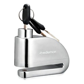 Redlemon Candado Para Bicicleta Y Motocicleta Con Alarma, Sensor De Movimiento, Seguro Antirrobo De Compatible Con Vehículos Con Llanta De Disco, Resistente A Salpicaduras
