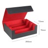 Caja Para Mazo De Cartas, Soporte Para Tarjetas Negro Rojo