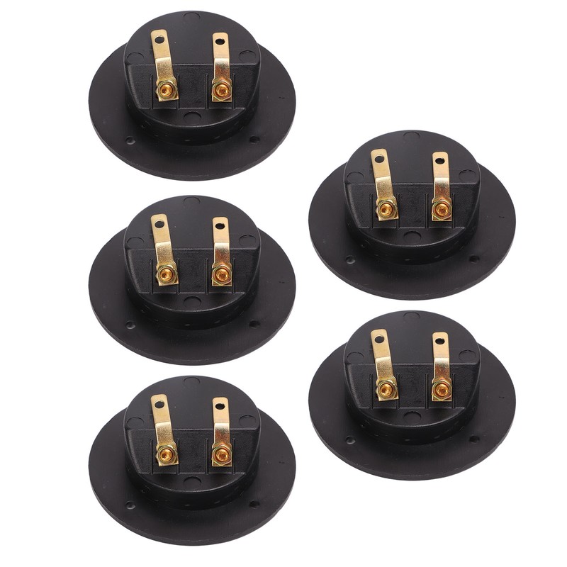 5Pcs 2 Way Stereo Speaker Box Terminal Cup Double Binding