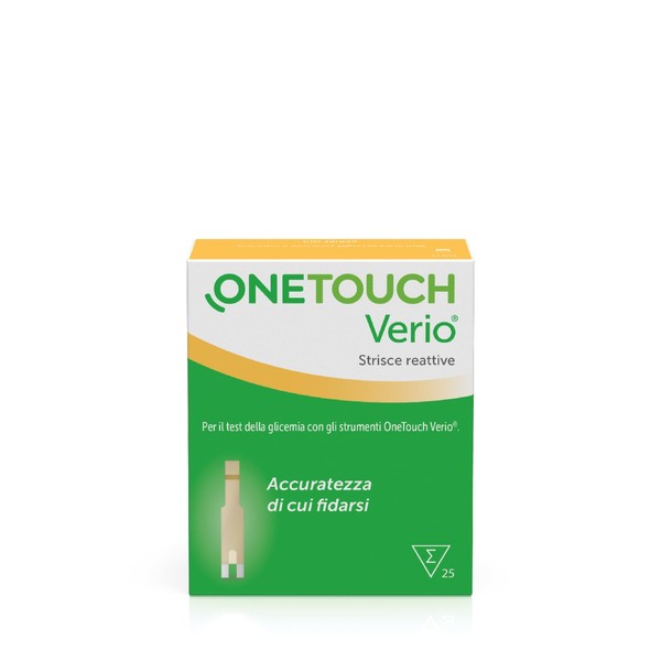 OneTouch Verio Plus Test Strips I 25 Glycemic Tests I for Self-Monitoring Diabetes I 1 Pack I 25 Test Strips Included