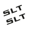SLT 2-PC Black Nameplate Emblem HD Badge for GMC Yukon