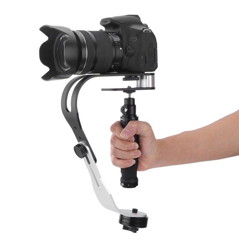 Handheld Video DSLR Camera Stabilizer Aluminum Alloy Bow Shape Stabilizer