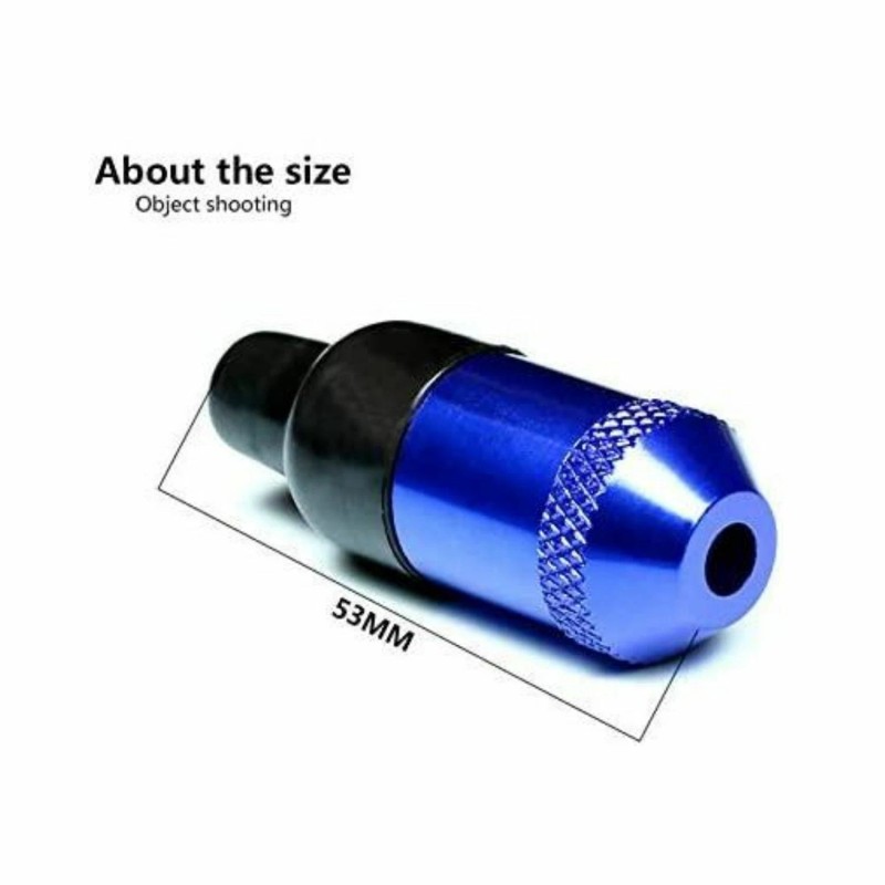 Unbranded Black | Smooth Metal Pepper Shaker Rubber Pacifier Bullet