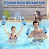 2Pack Water Dumbbells, Aquatic Exercise Dumbbells, EVA Foam Barbells for