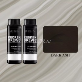 Redken [1, 2, 5, 10 Packs] Redken Brews COLOR CAMO 5 Min Custom Gray Camouflage - [2Packs] Dark Ash